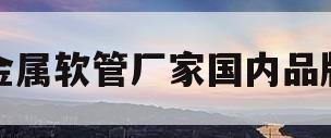 金属软管厂家国内品牌(金属软管厂家国内品牌排行榜)