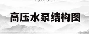 高压水泵结构图(高压水泵结构图解)