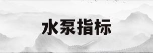 水泵指标(水泵参数表示什么意思)
