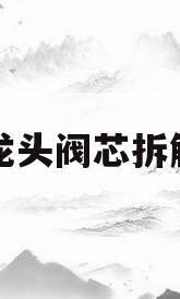 水龙头阀芯拆解图(水龙头阀芯拆解图大全)