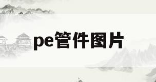 pe管件图片(pe管件图片大全)