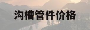沟槽管件价格(沟槽管件规格型号说明)