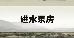 进水泵房(进水泵房原理)