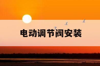 电动调节阀安装(电动调节阀安装要求)