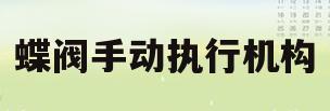 蝶阀手动执行机构(手动蝶阀执行机构结构图)