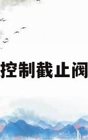 控制截止阀(截止阀可以调节流速吗)