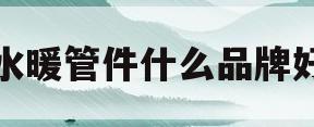 水暖管件什么品牌好(水暖管品牌前十大排名)