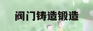 阀门铸造锻造(阀门铸造锻造选择的界定标准)
