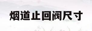 烟道止回阀尺寸(烟道止回阀尺寸图集)