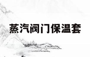 蒸汽阀门保温套(蒸汽管道阀门保温标准)