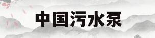 中国污水泵(中国污水泵价格)