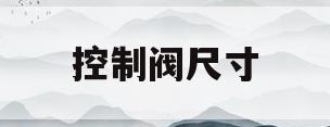 控制阀尺寸(控制阀安装图)