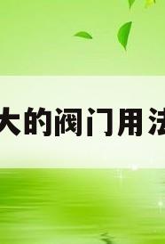 多大的阀门用法兰(多大的阀门用法兰合适)